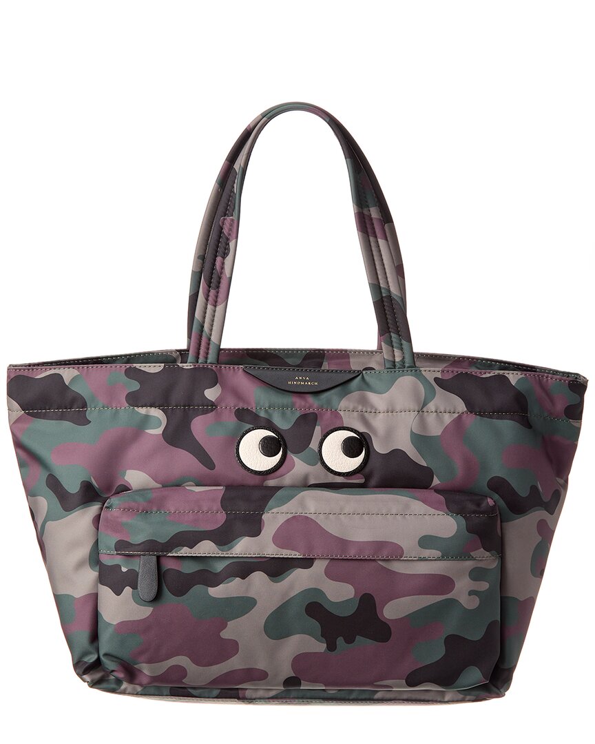 Anya Hindmarch Eyes E/w Nylon Tote In Multi | ModeSens