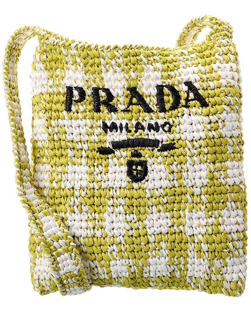 Prada Monochrome Saffiano Leather Bag In Yellow, ModeSens