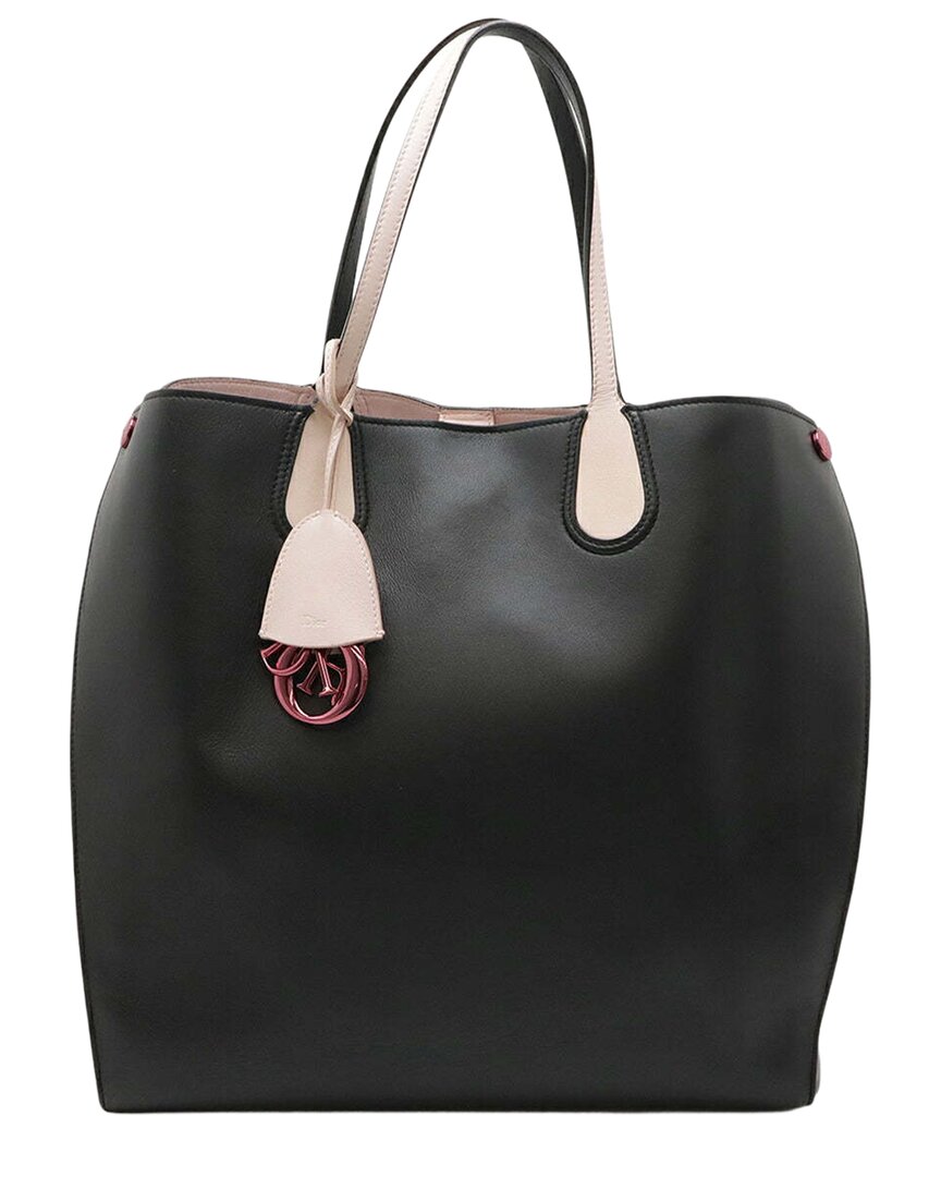 Dior Black Calfskin Addict Tote (authentic Pre-loved)