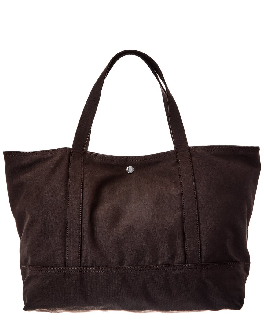 Totême Toteme Canvas Tote In Brown