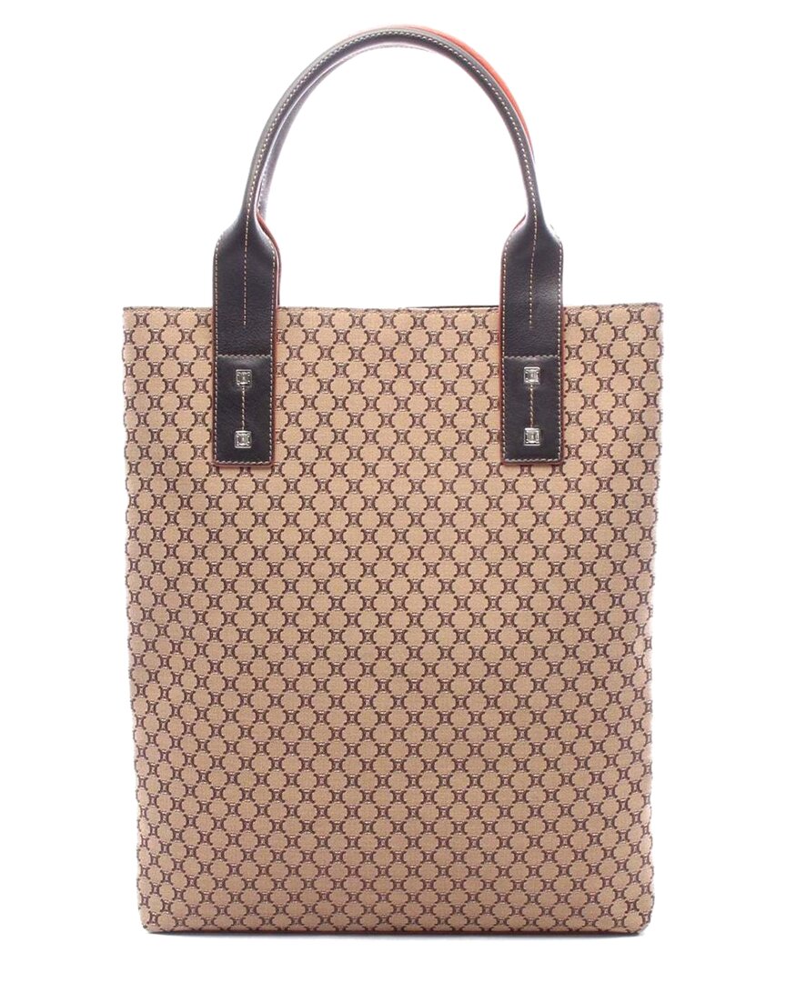 Celine Macadam Tote Bag (authentic Pre-loved) In Brown/brown