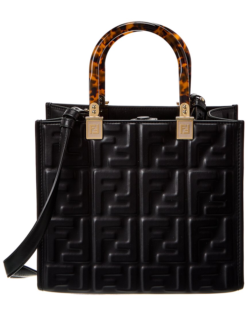 Fendi Sunshine Small Leather Black