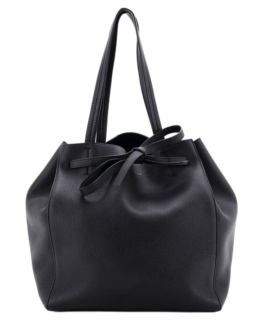 Celine Phantom Tie Cabas Tote Medium (authentic Pre-loved) In Black