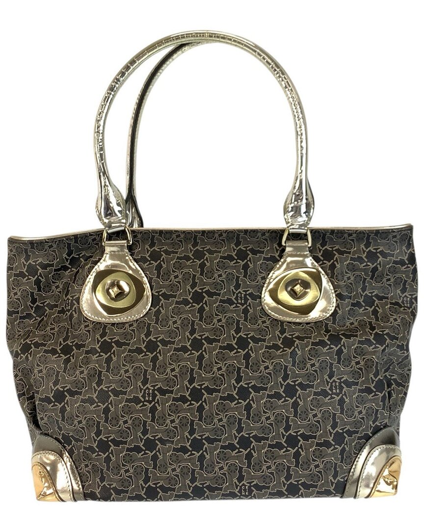 Pre-owned Celine Vintage Salky Carriage Tote (authentic Pre-loved)