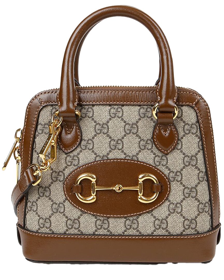 Gucci Horsebit Mini Top Handle Tote Shoulder Bag (authentic Pre-loved) In Multi