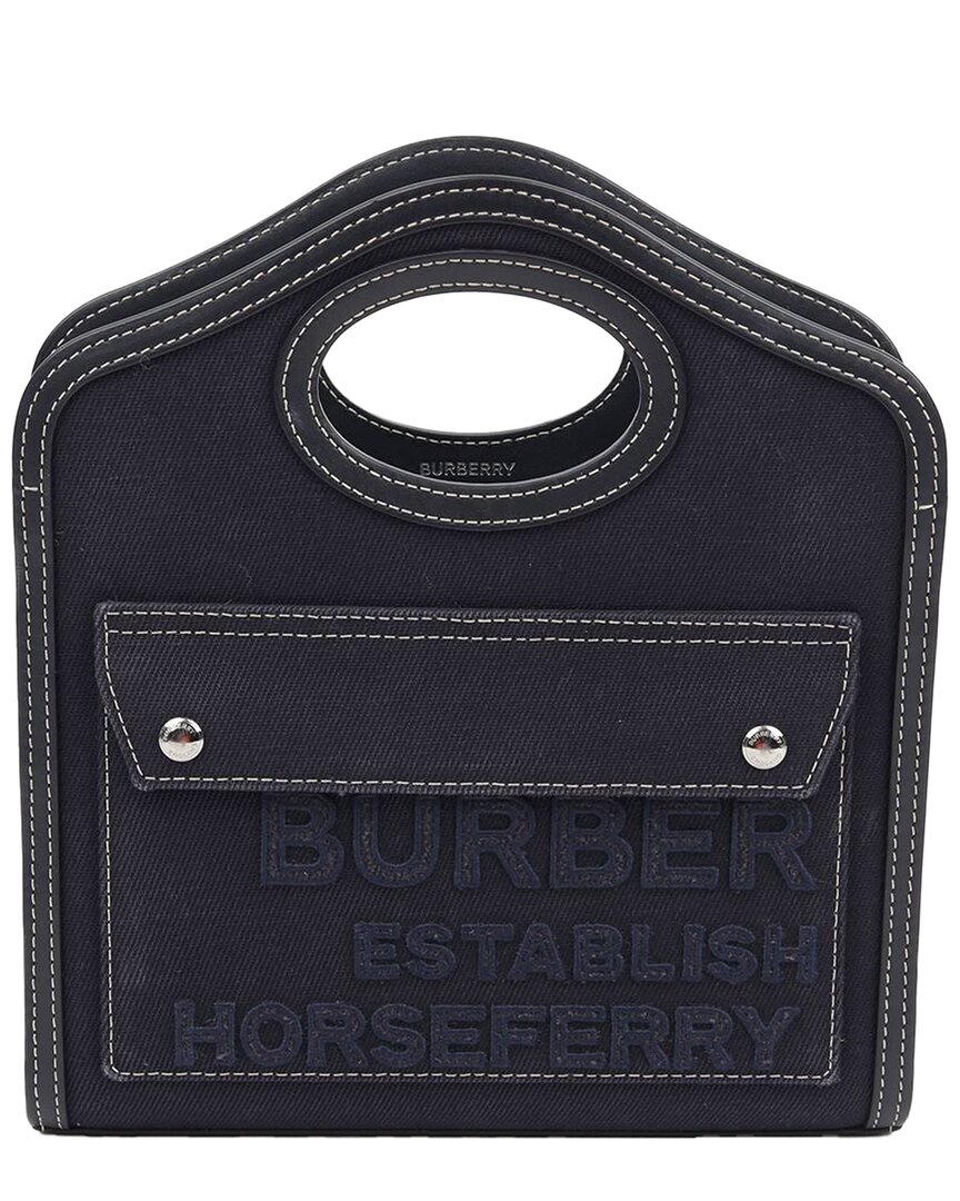 Burberry Hospery Pocket Mini Tote Bag (authentic Pre-loved)