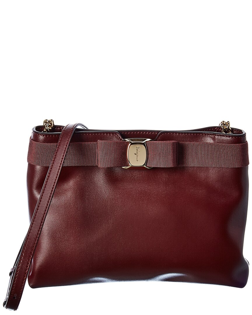 salvatore ferragamo vara bow mini leather crossbody