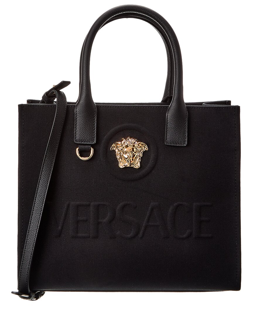 VERSACE Pebbled-leather tote | THE OUTNET