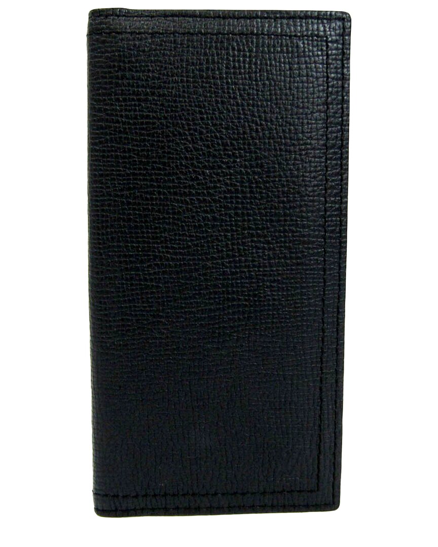 Pre-owned Louis Vuitton Navy Blue Utah Leather Wallet (authentic )