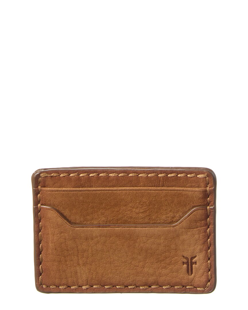 Frye Logan Leather Wallet In Brown