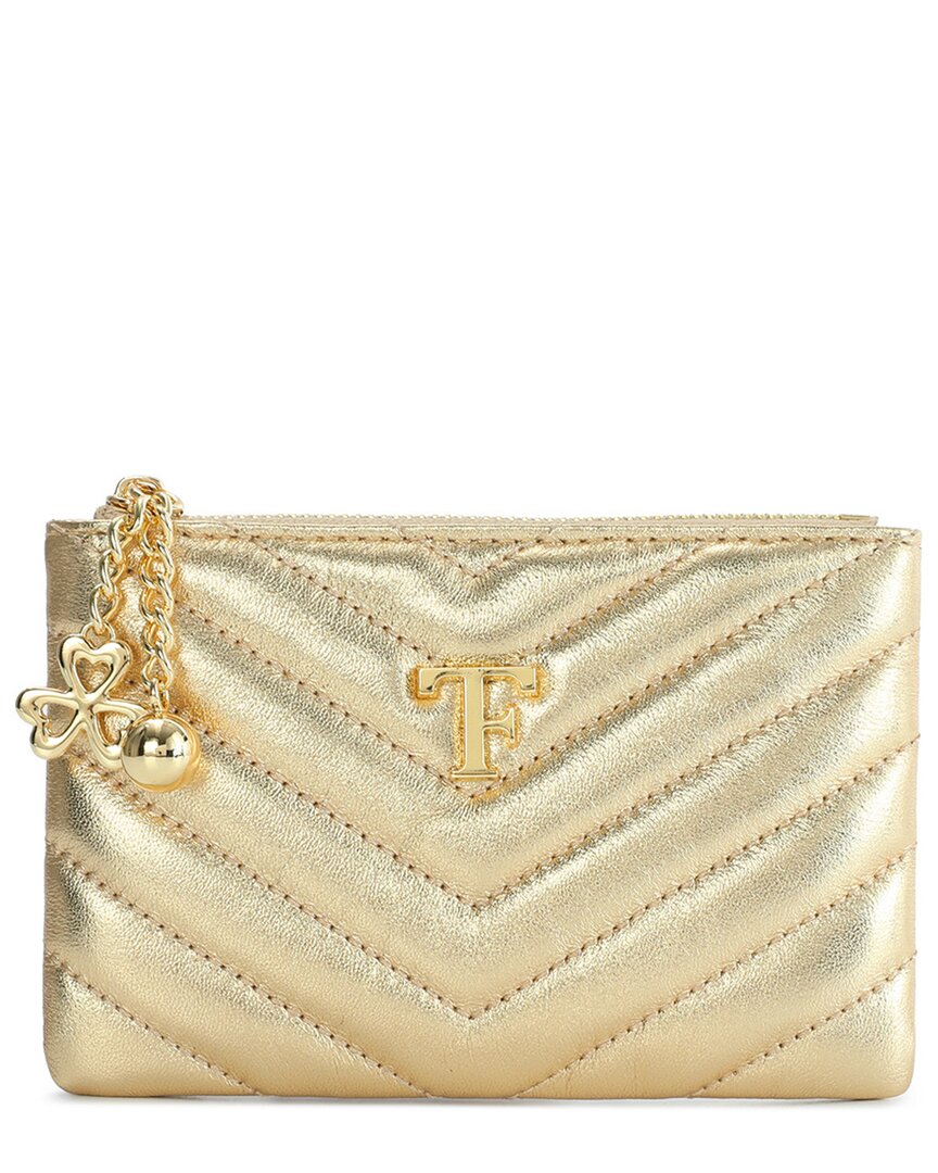 Shop Tiffany & Fred Paris Quilted Leather Wallet