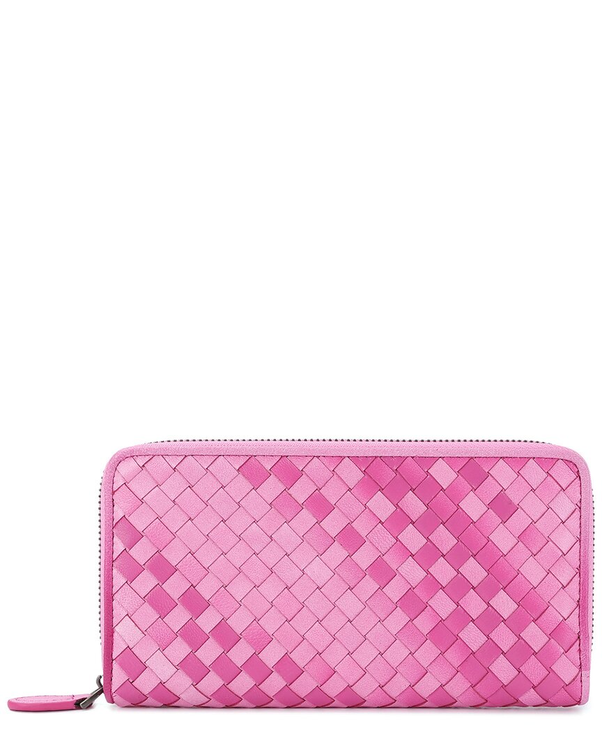 TIFFANY & FRED PARIS TIFFANY & FRED PARIS HAND-WOVEN LEATHER WALLET
