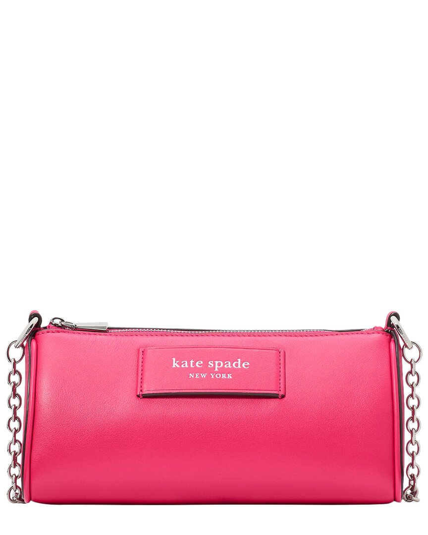 Kate Spade New York Label Smooth Leather Pochette