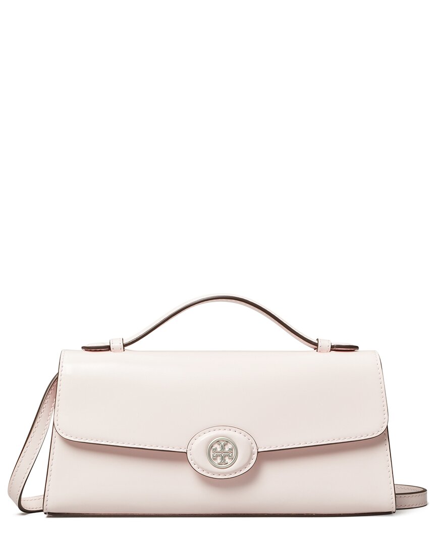 Tory Burch Robinson Spazzolato Top Handle Leather Chain Wallet