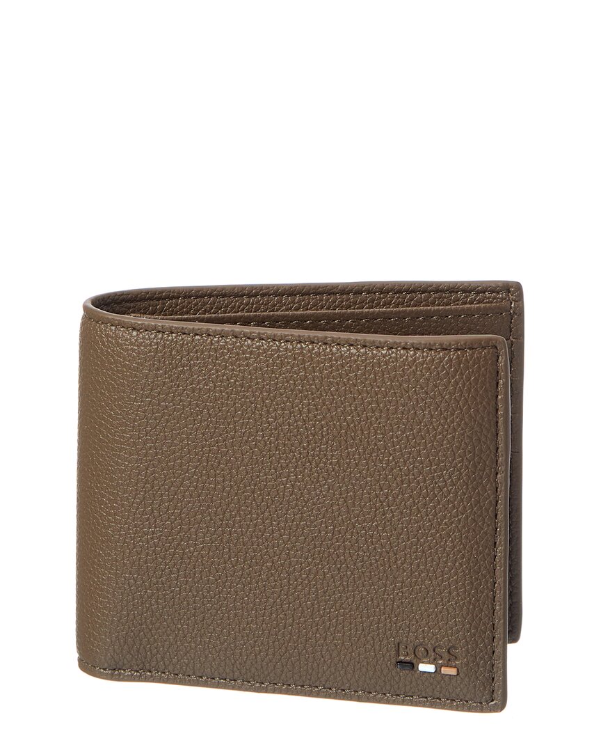 Hugo Boss Ray Bifold Wallet In Brown