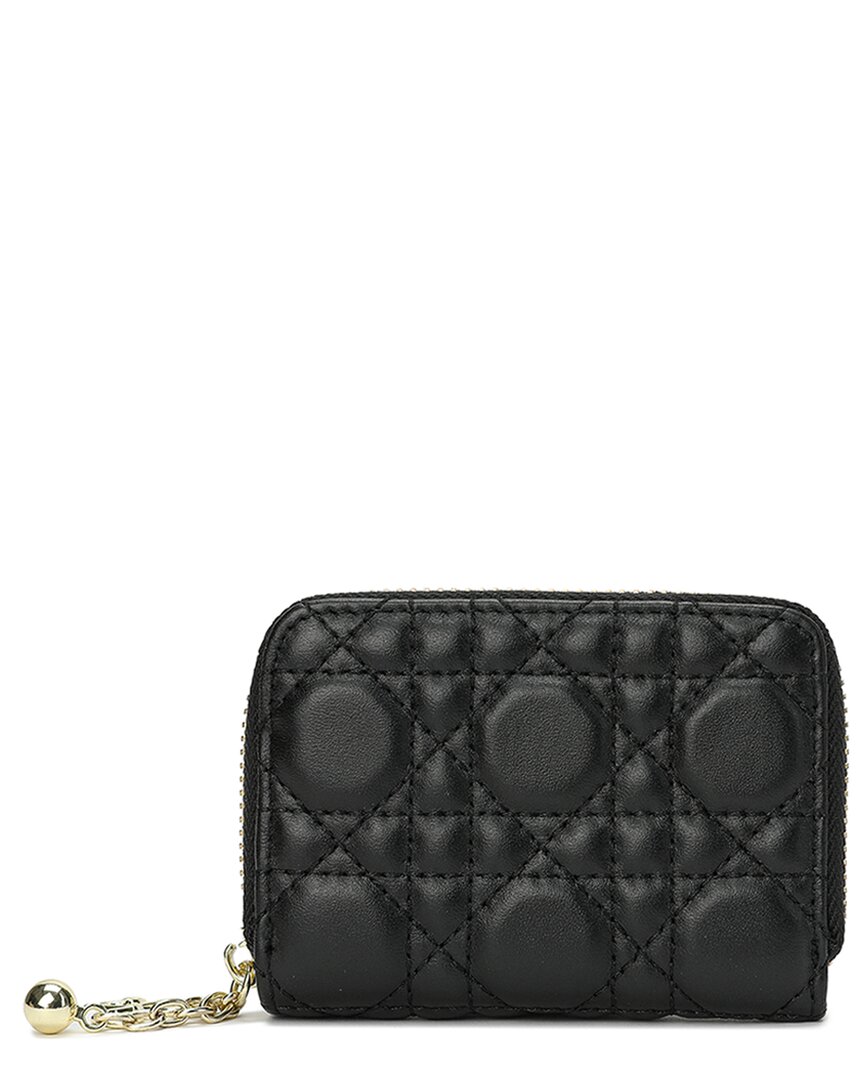 Tiffany & Fred Paris Quilted Leather Card Holder