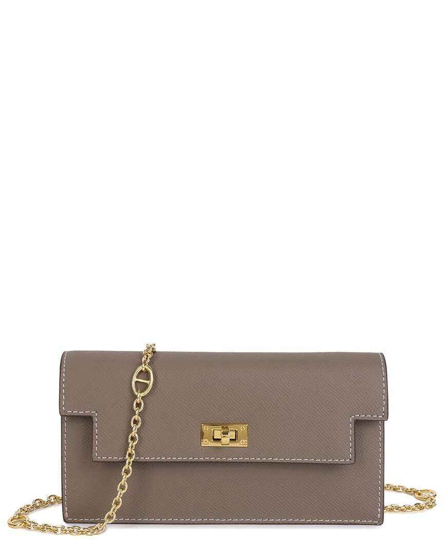 Tiffany & Fred Paris Grained Leather Wallet
