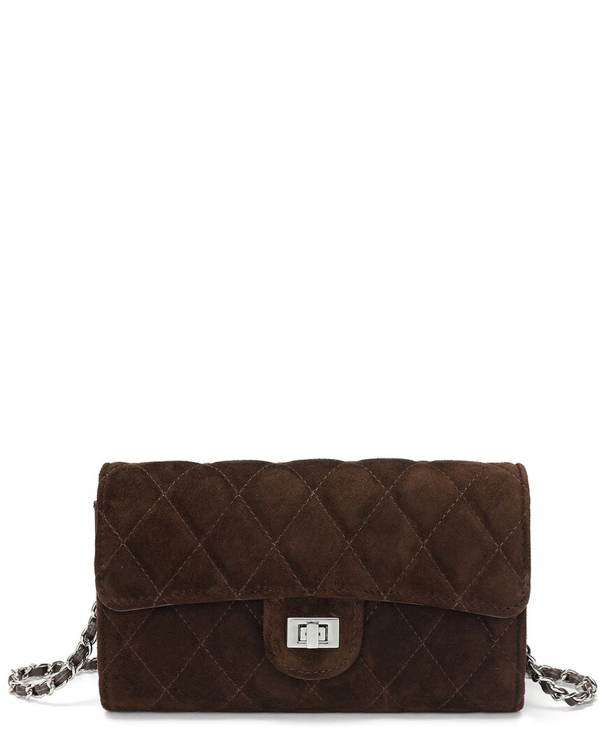 Tiffany & Fred Paris Suede Wallet Clutch