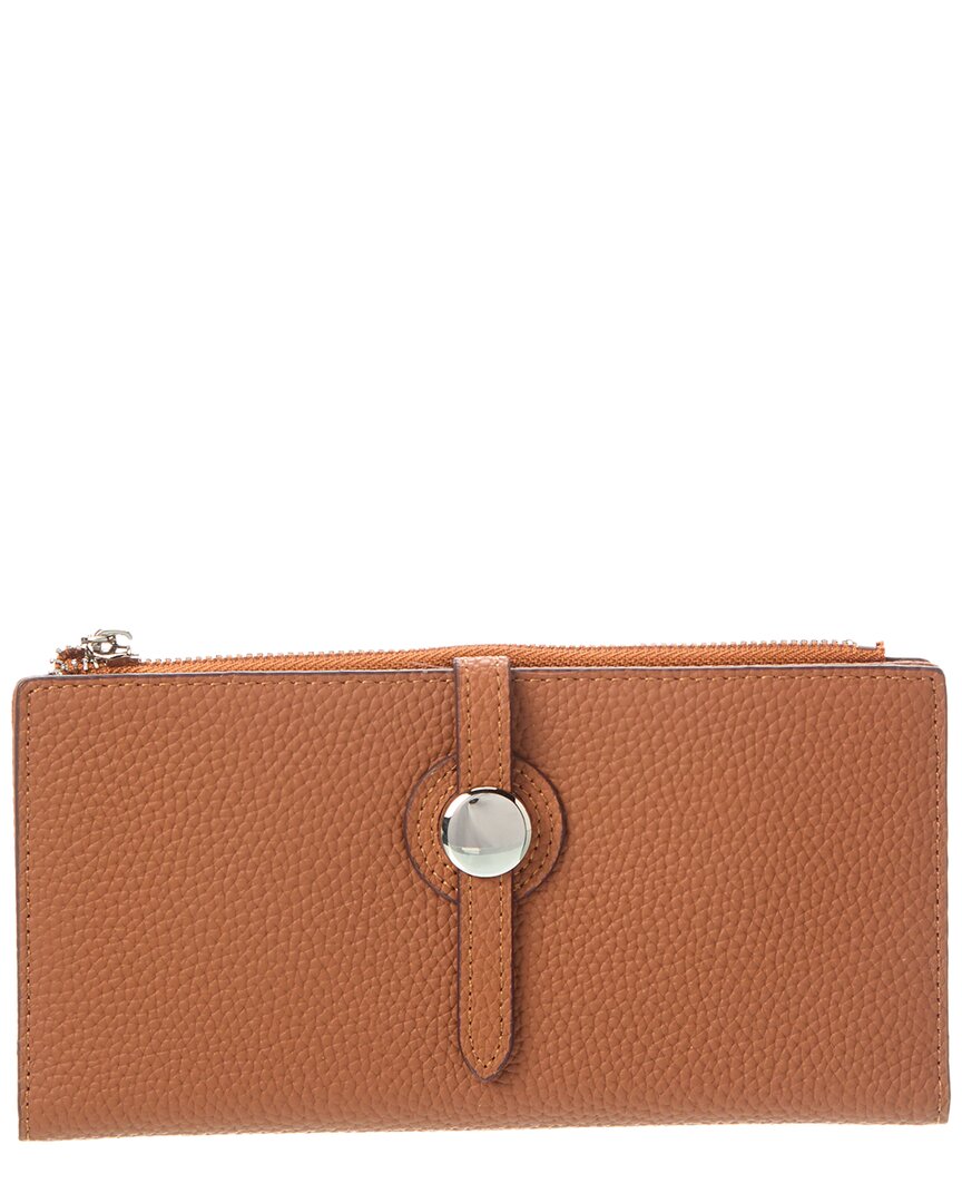 Tiffany & Fred Paris Pebble Leather Wallet