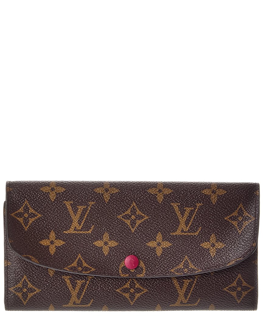 Pre-owned Louis Vuitton Emilia Sarah Canvas Wallet
