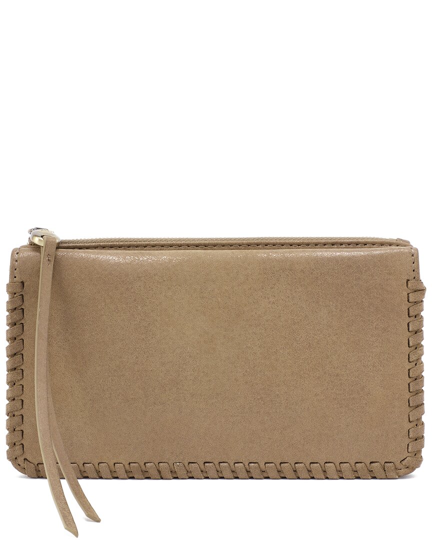 Hobo Foray Large Leather Wallet In Brown