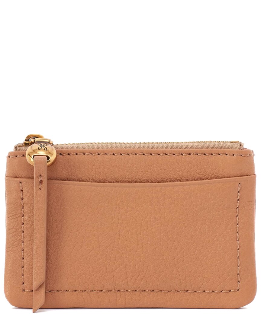Hobo Lumen Leather Card Case In Brown