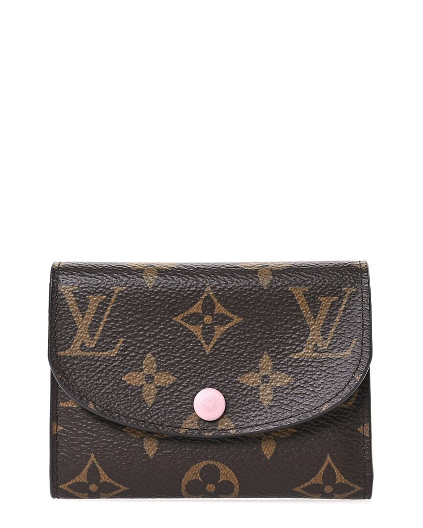 Pre-owned Louis Vuitton Rose Ballerine Monogram Canvas Rosalie Coin Purse (authentic Pre-loved)