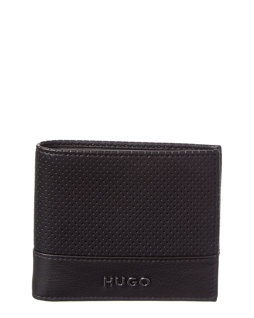 Hugo Boss Deron Leather Wallet In Black