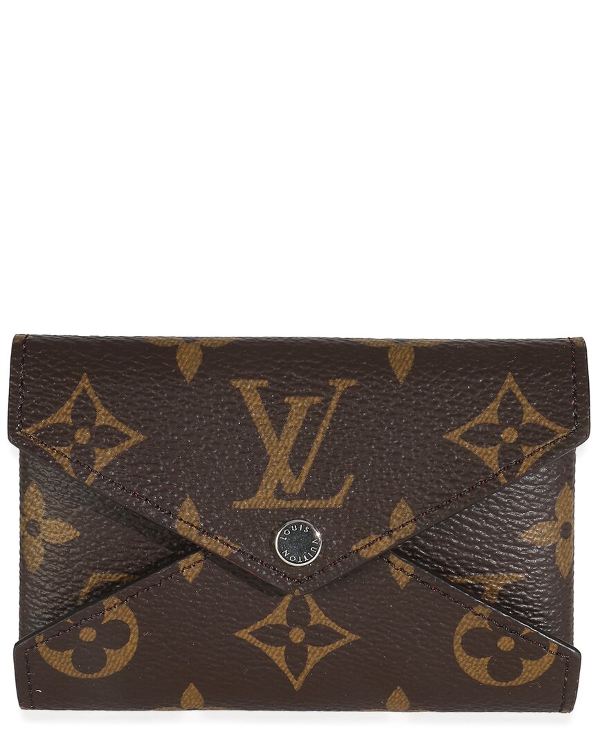 Pre-owned Louis Vuitton Brown Monogram Coated Canvas Kirigami Card Holder (authentic  Pre-loved)