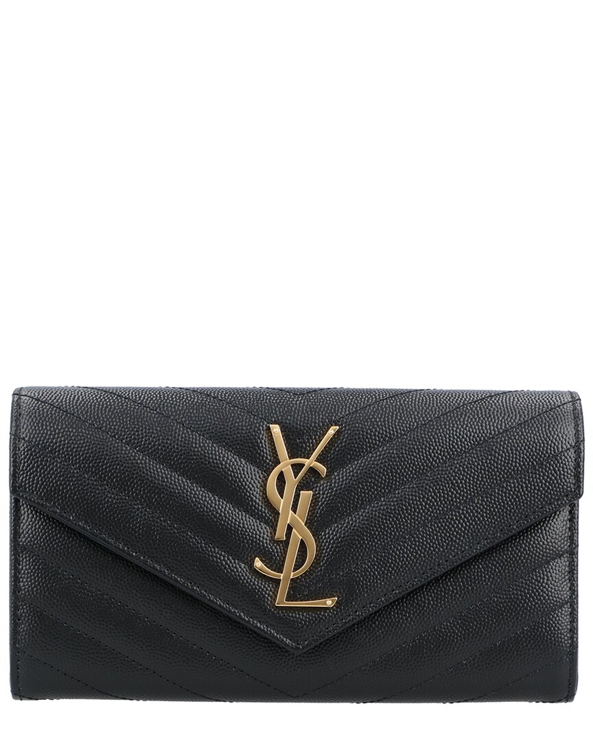 Saint Laurent Leather Classic Cassandre Chain Wallet, Never Carried (authentic  Pre-loved)