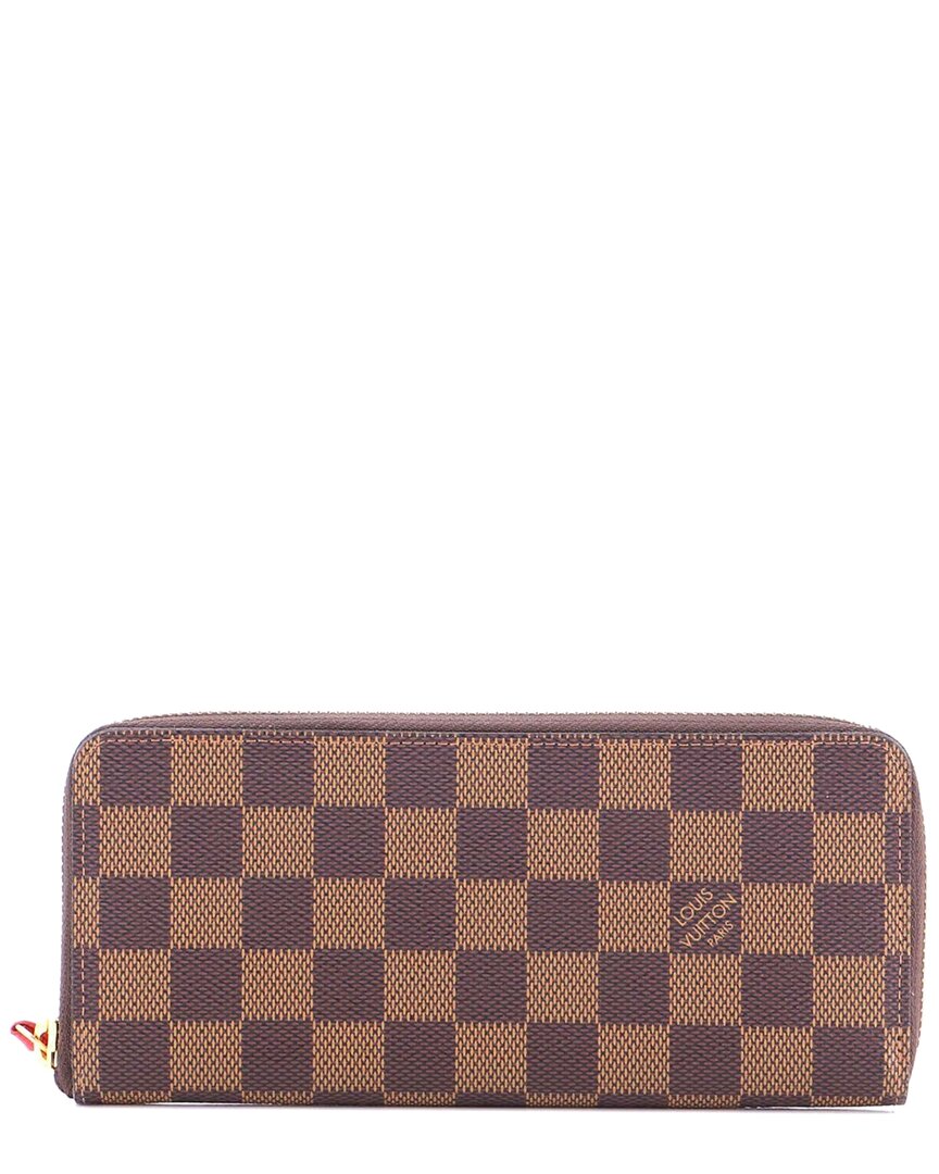 Click to view more detailed imagery on our partner's website Pre-owned Louis Vuitton Brown Damier Clemence Wallet (authentic Pre-loved)