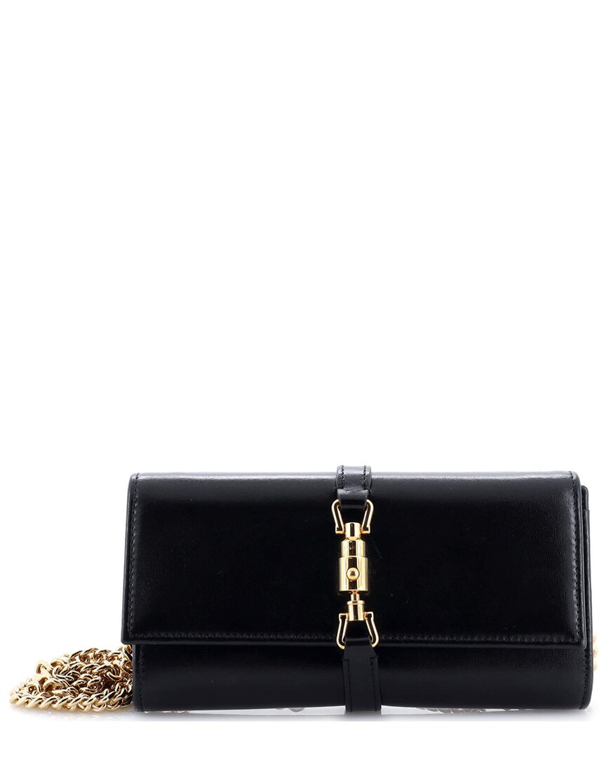 Gucci Jackie 1961 Continental Chain Wallet Leather (authentic Pre-loved)