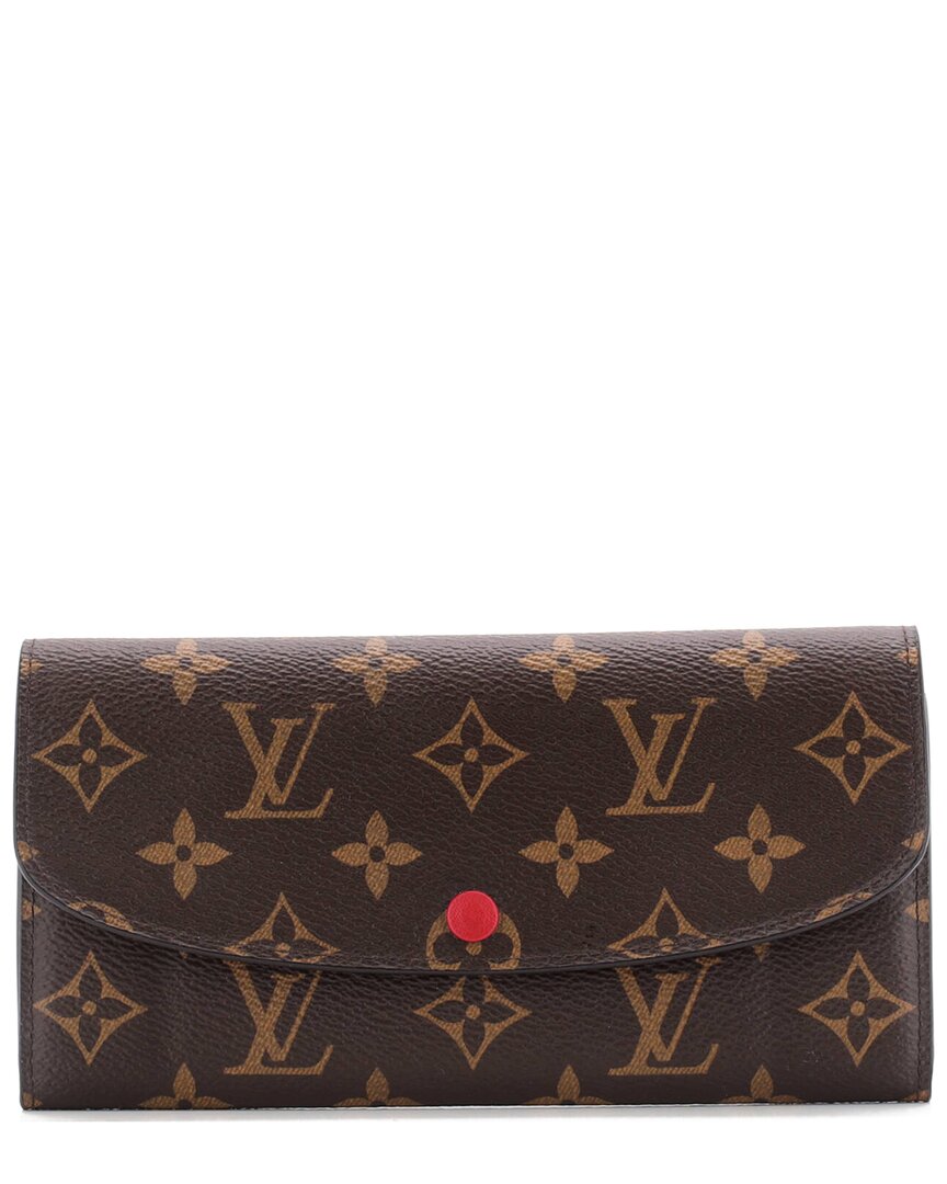 Pre-owned Louis Vuitton Emilie Wallet Monogram Canvas (authentic Pre-loved)