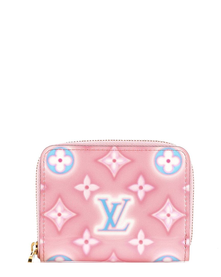 Click to view more detailed imagery on our partner's website Pre-owned Louis Vuitton Zippy Coin Purse Valentine Neon Monogram Vernis (authentic Pre-loved)
