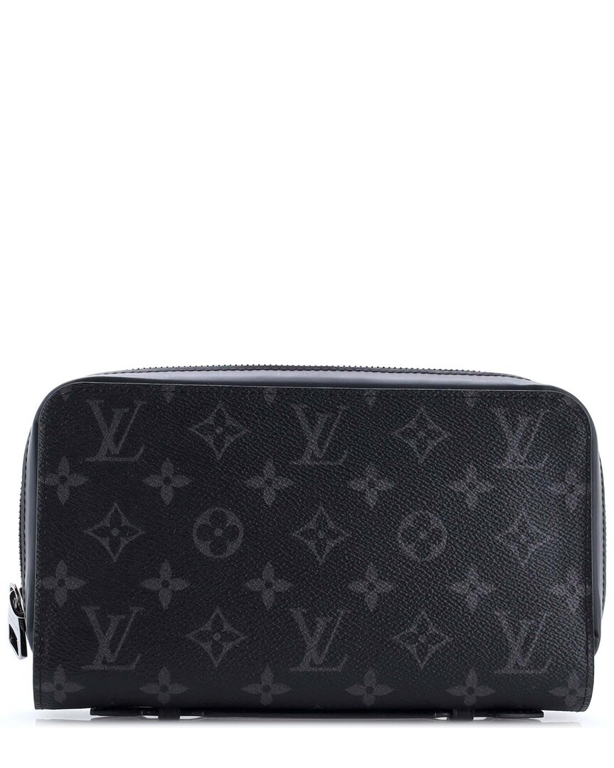 Click to view more detailed imagery on our partner's website Pre-owned Louis Vuitton Zippy Wallet Monogram Eclipse Canvas Xl (authentic Pre-loved)