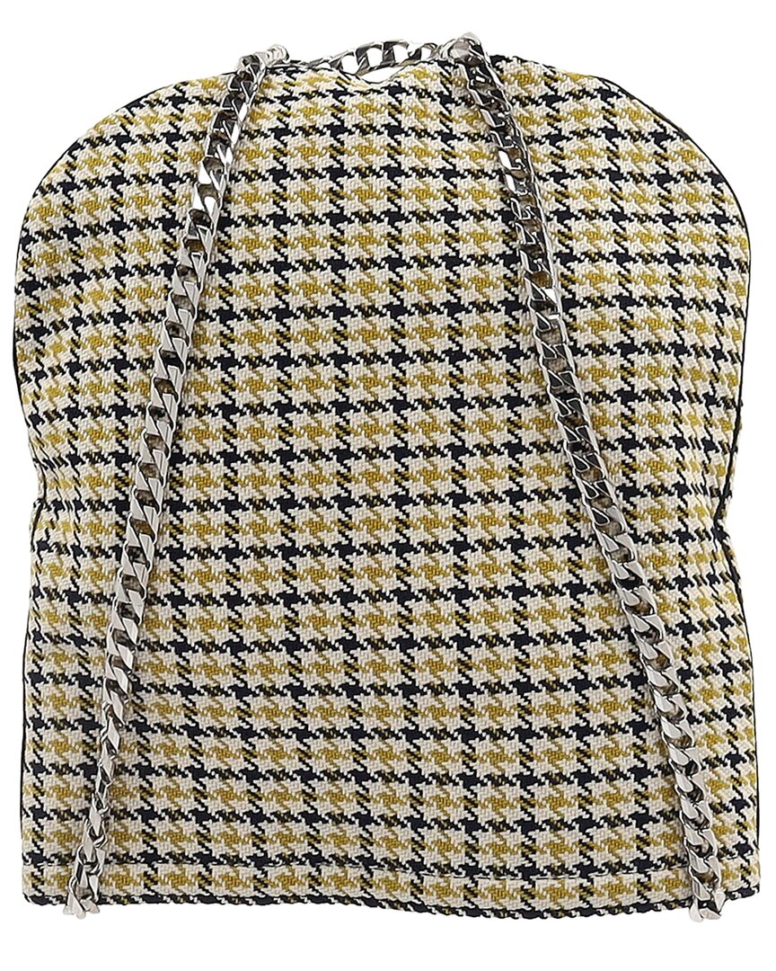 Victoria Beckham Multicolor Wool Plaid Wallet Shopper Bag (authentic Pre- Loved)