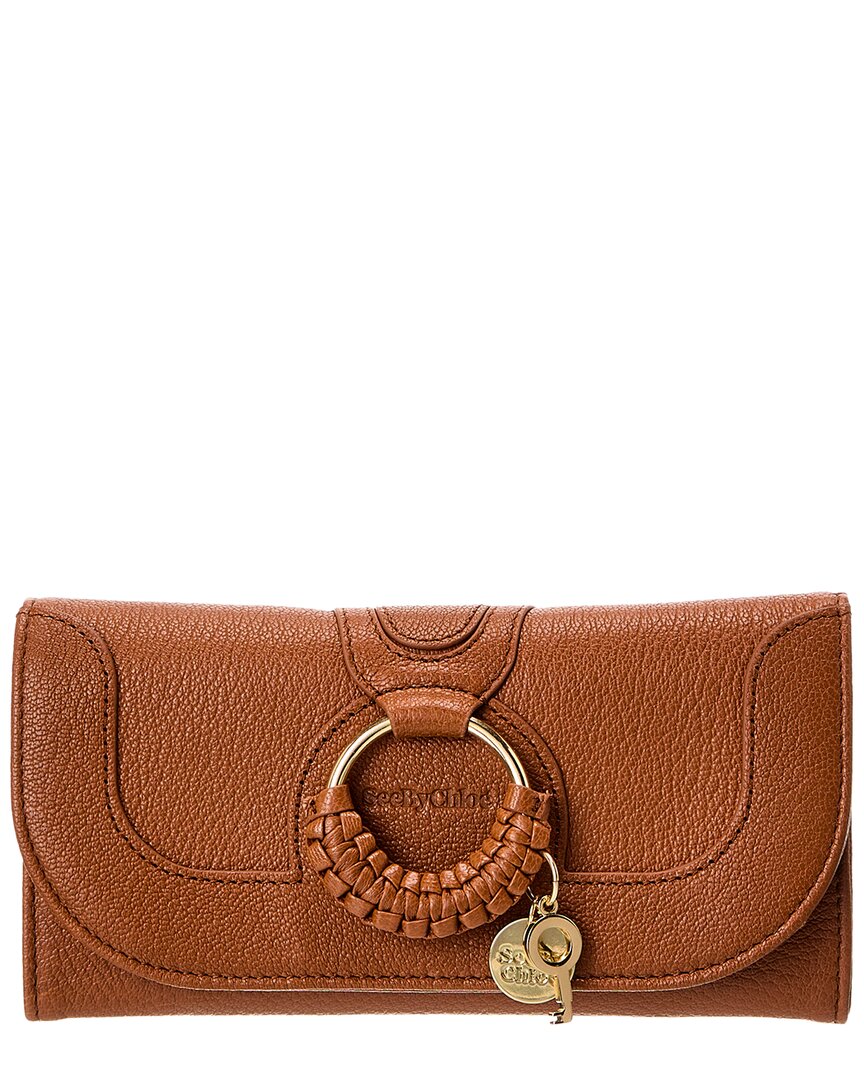 SEE BY CHLOÉ SEE BY CHLOÉ HANA LONG LEATHER CONTINENTAL WALLET