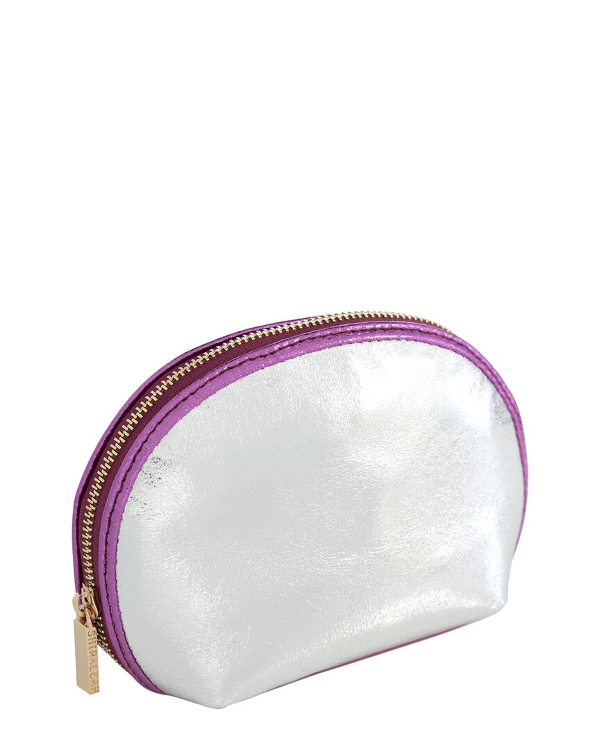 Shiraleah Skyler Cosmetic Pouch In Silver