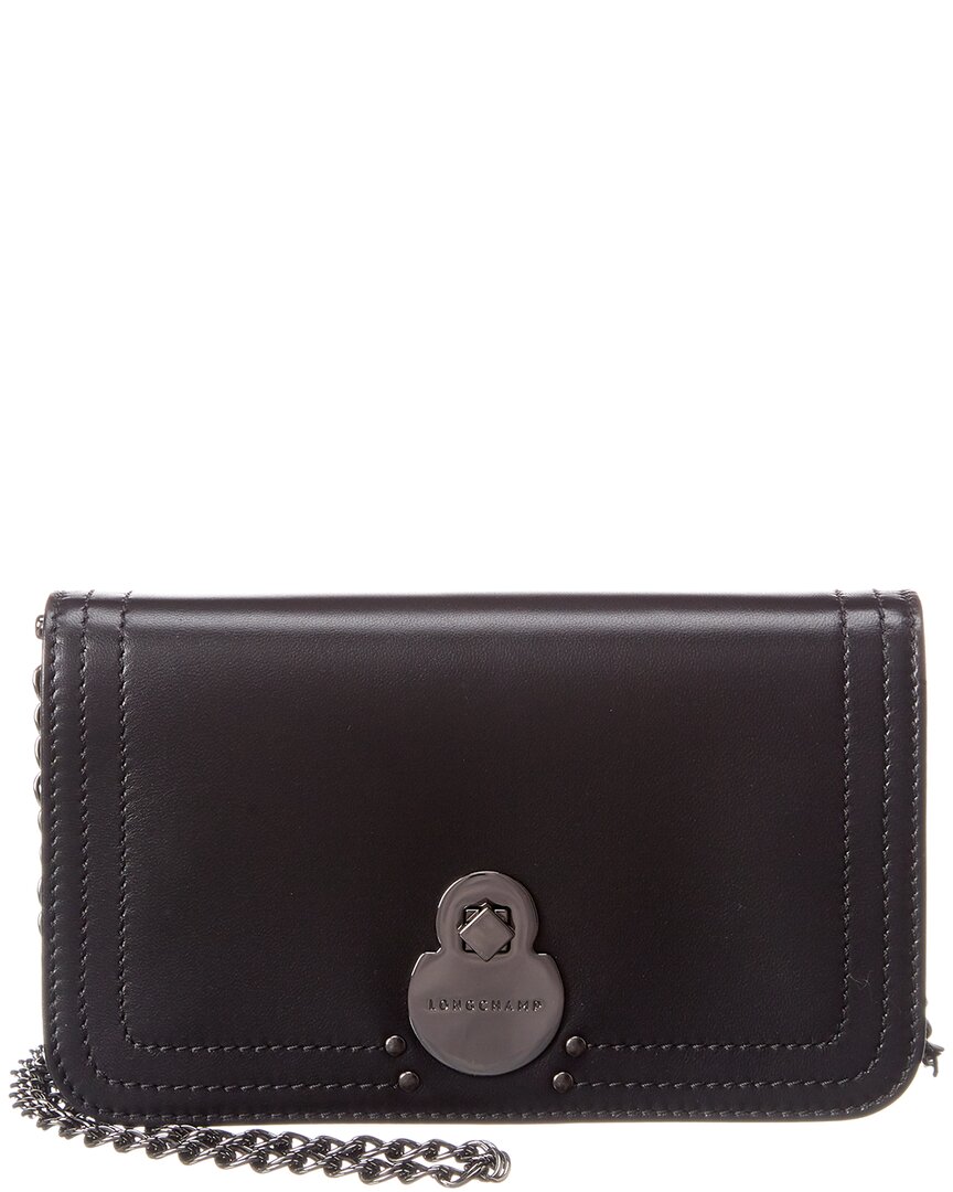 Longchamp Cavalcade Leather Wallet On Chain Women's | eBay