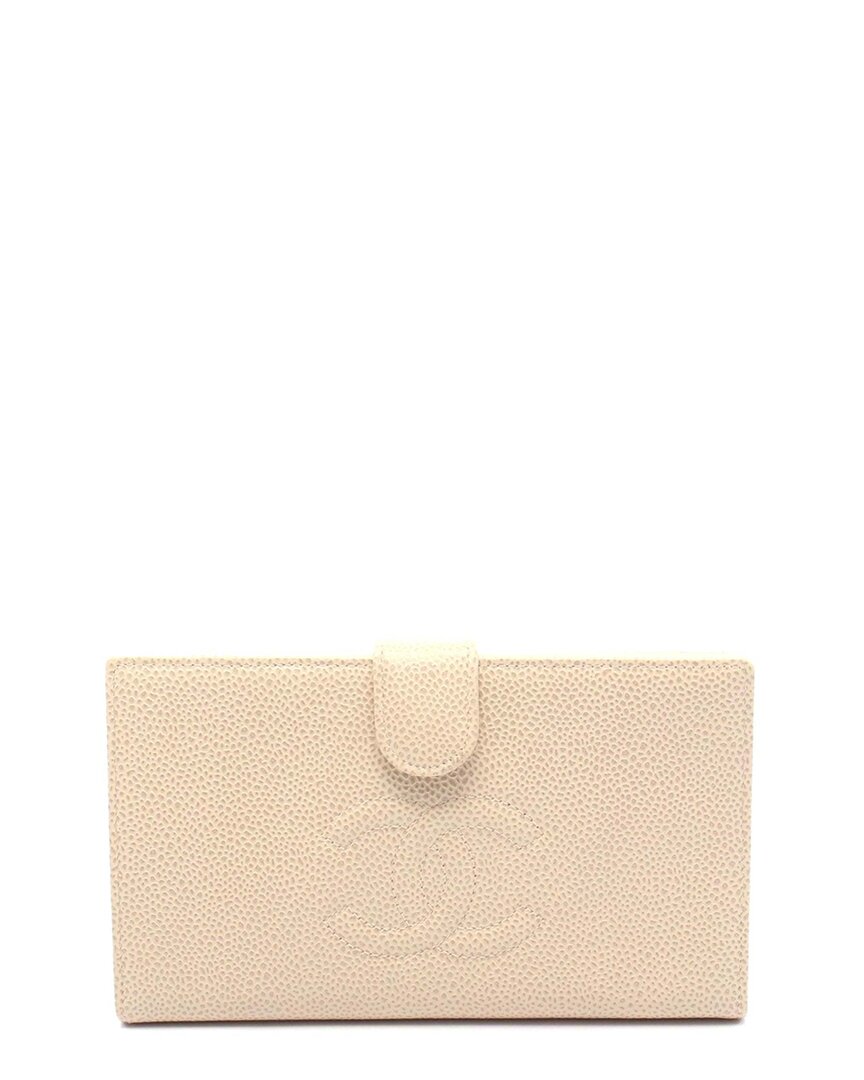 Pre-owned Chanel Caviar Skin Bifold Wallet (authentic Pre-loved)