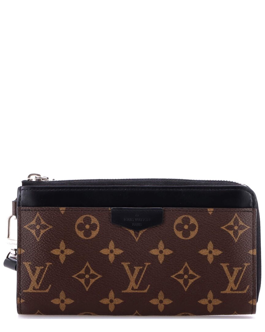 LOUIS VUITTON Pre-owned Brown Monogram Canvas Zippy Dragonne Wallet Macassar (authentic Pre-loved)