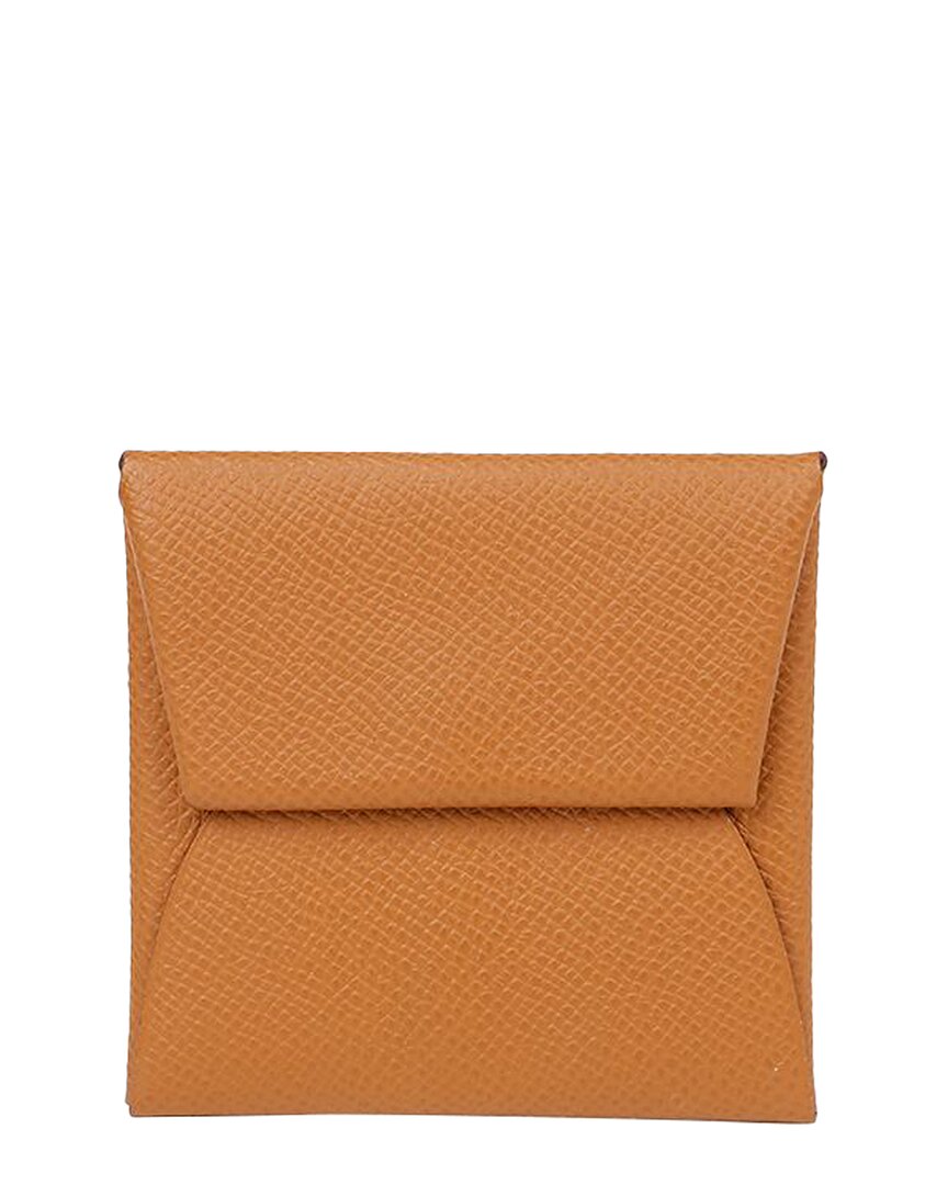 Hermes Hermès Brown Calfskin Bastia Coin Wallet (authentic Pre-loved)