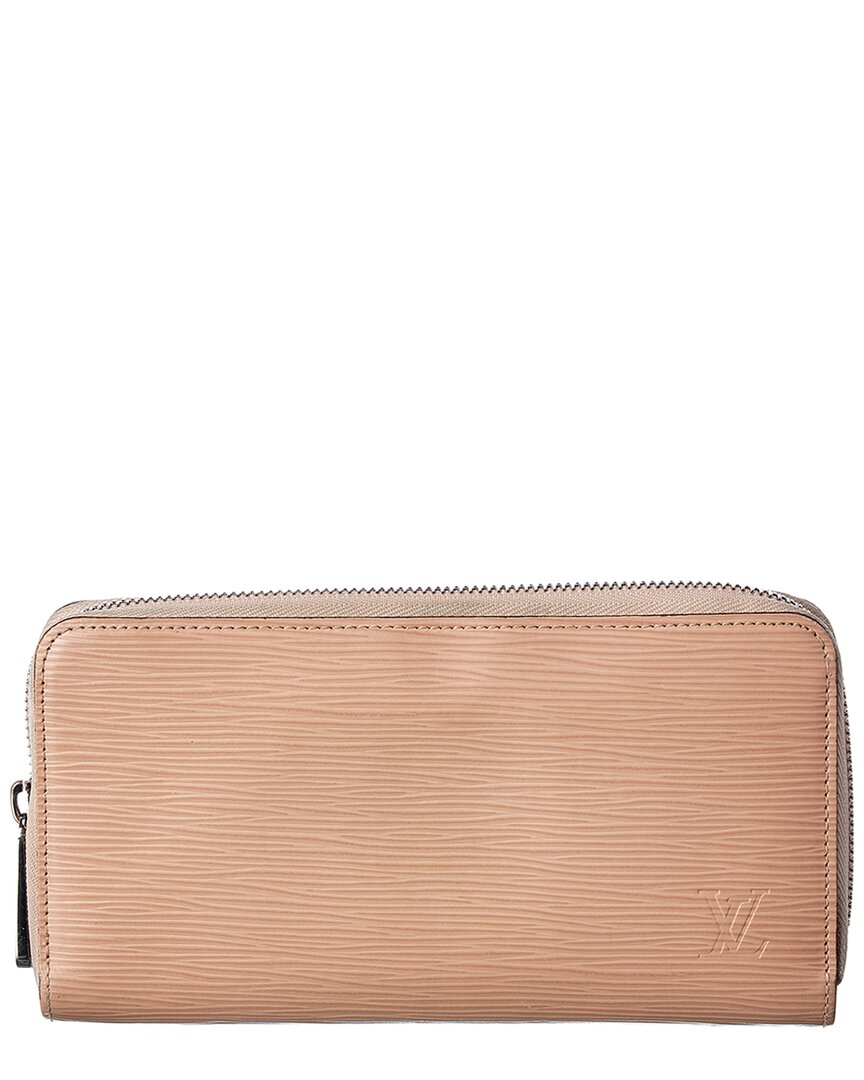 Image of Louis Vuitton Beige Epi Leather Zippy Wallet
