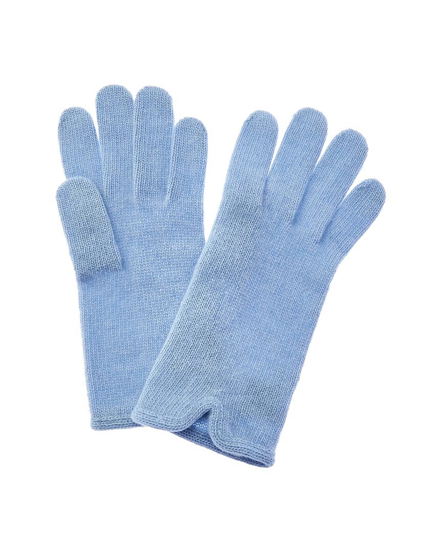 Portolano Cashmere Gloves In Blue