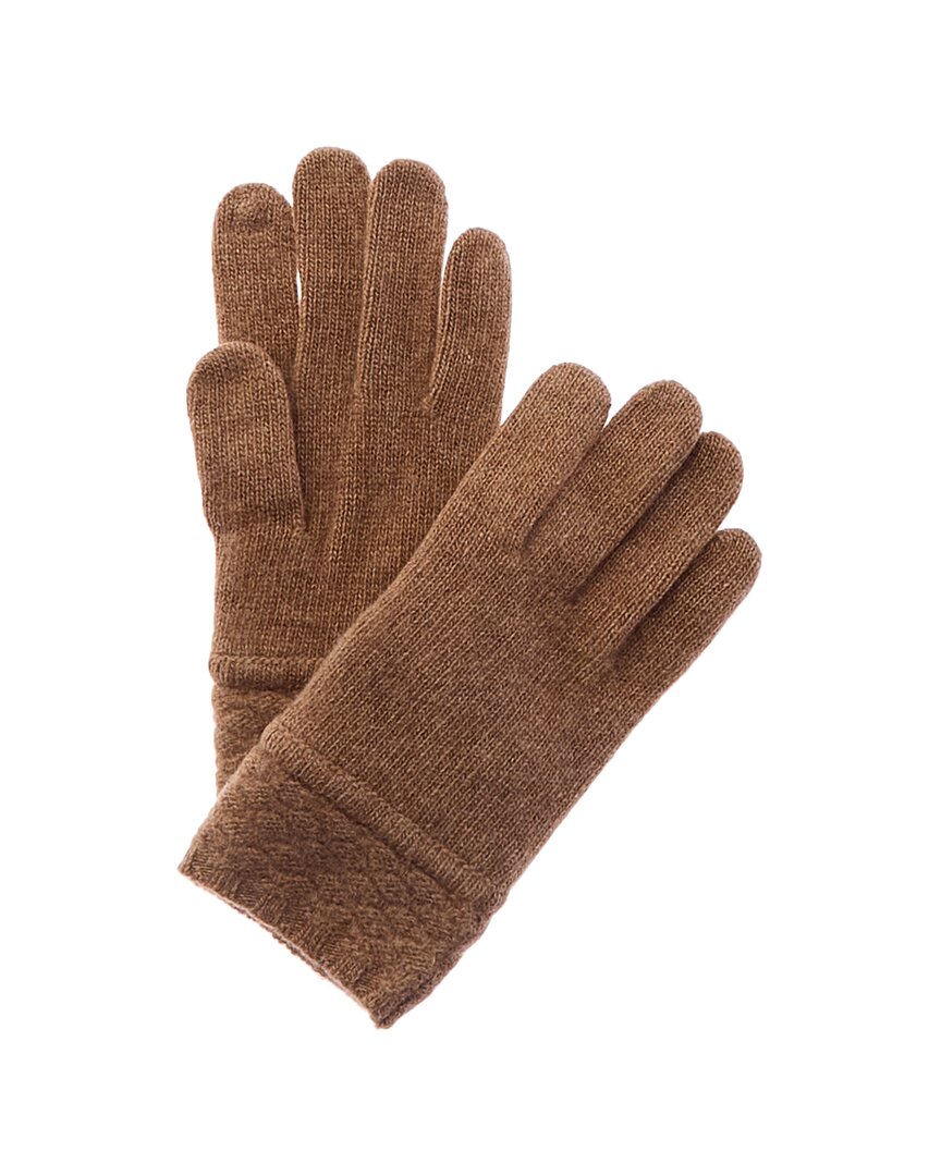 PORTOLANO PORTOLANO STITCHED CASHMERE TECH GLOVES