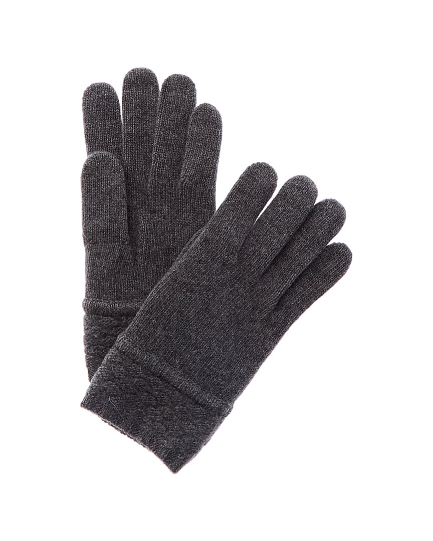PORTOLANO PORTOLANO STITCHED CASHMERE TECH GLOVES