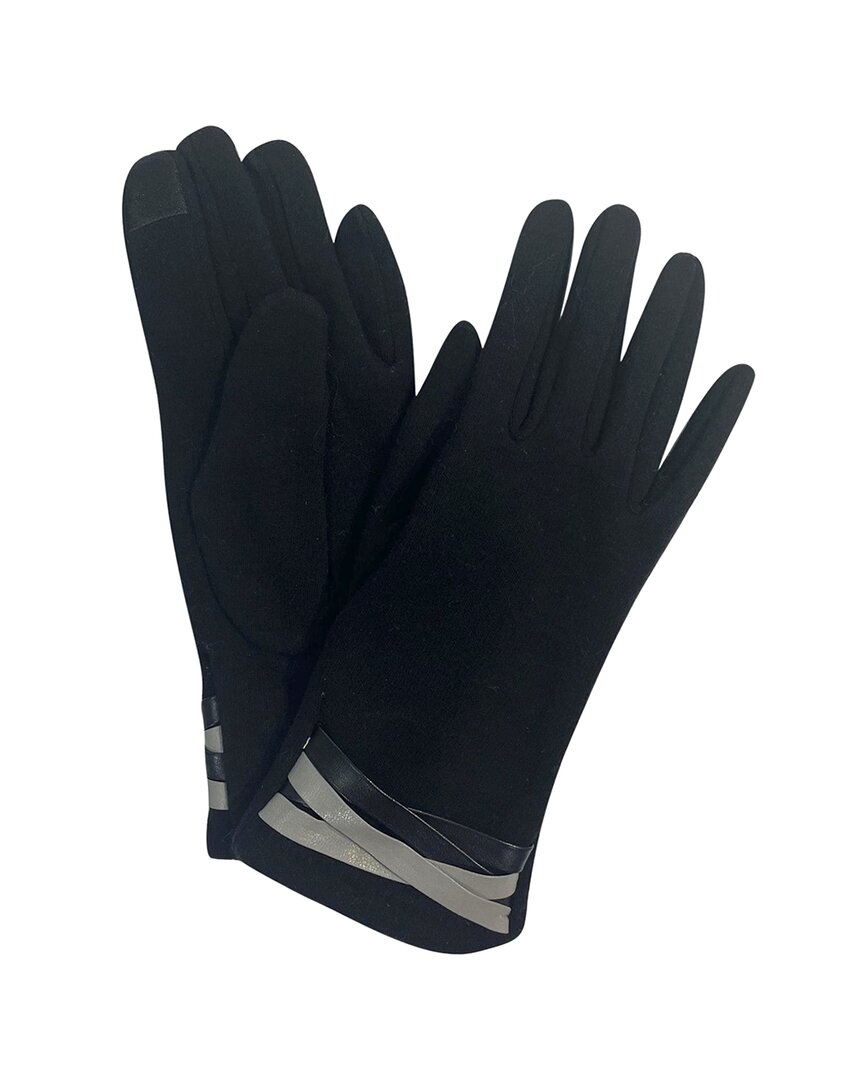 Marcus Adler Jersey Gloves In Black