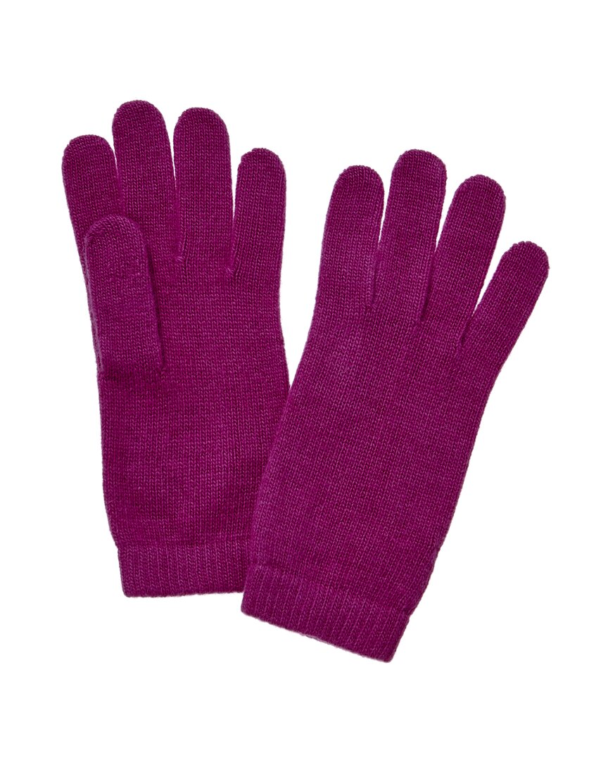 Portolano Women's Cashmere Very Berry Gloves In Pink