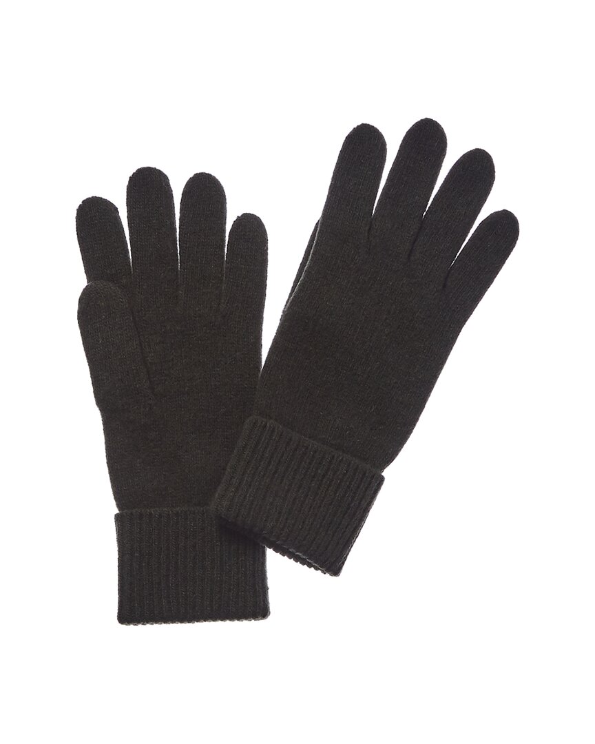 Portolano Cashmere Knit Glove In Green