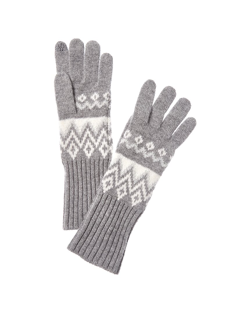 Hannah Rose Fairisle Essential Cashmere Gloves